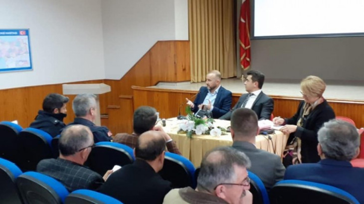 Keşap Belediye Başkanı Mehmet Emür Muhtarlar Toplantısına Katıldı